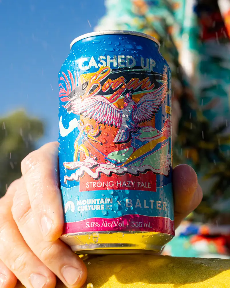 'Cashed Up Bogan' Strong Hazy Pale - Mountain Culture X Balter