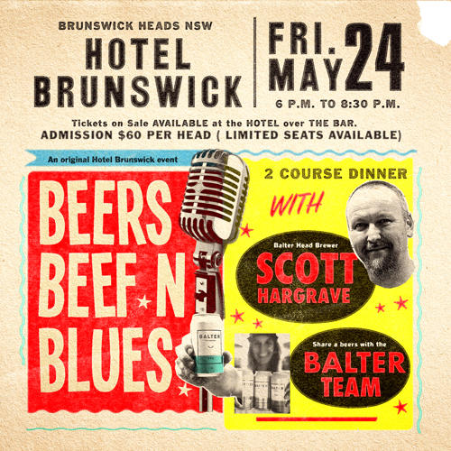 Beers, Beef & Blues at Hotel Brunswick