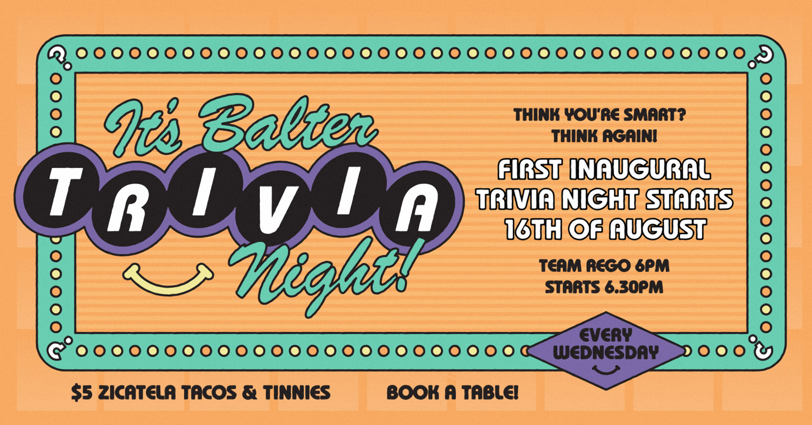 It's Balter Trivia Night!